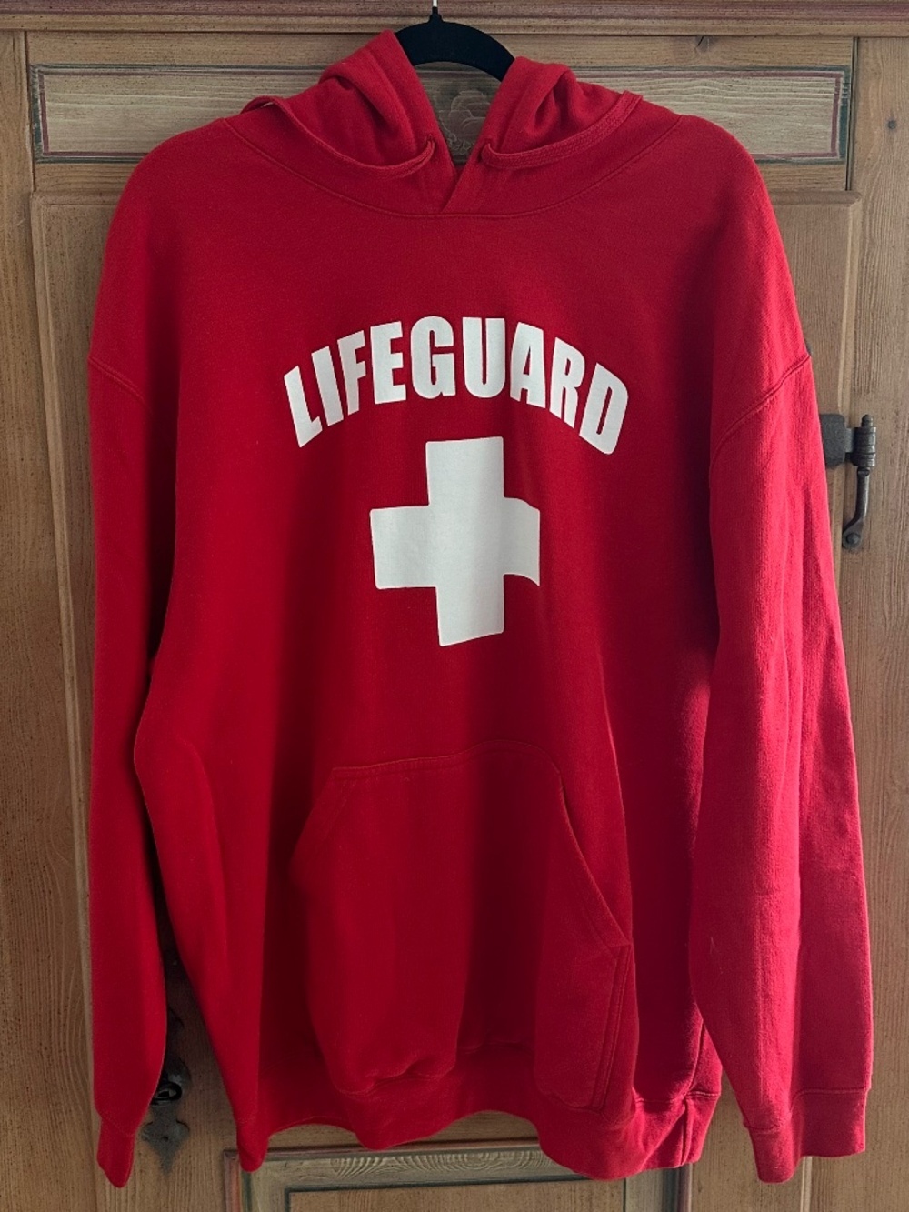 DELUXE - Red Lifeguard Hoody - Size XL